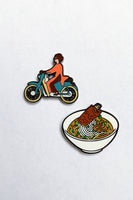 Madame Vo Scooter Pin